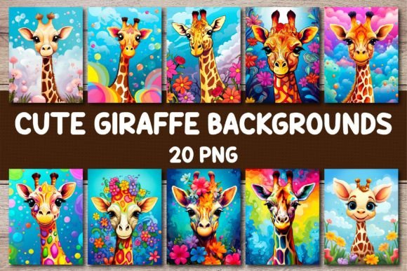 Download Cute Giraffe Backgrounds for Covers - Premium Resources
